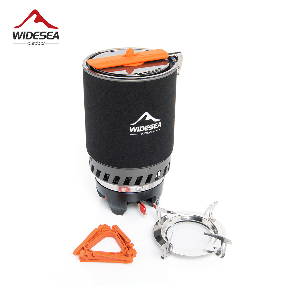 Outdoor Camping Dining Set - Sistem Memasak Camping Widesea dengan Penukar