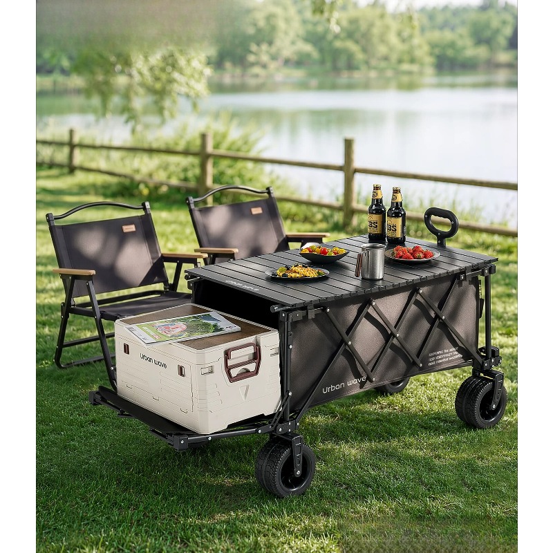 Outdoor Camping Trolley - Gerobak Lipat untuk Berkemah, Troli Lipat