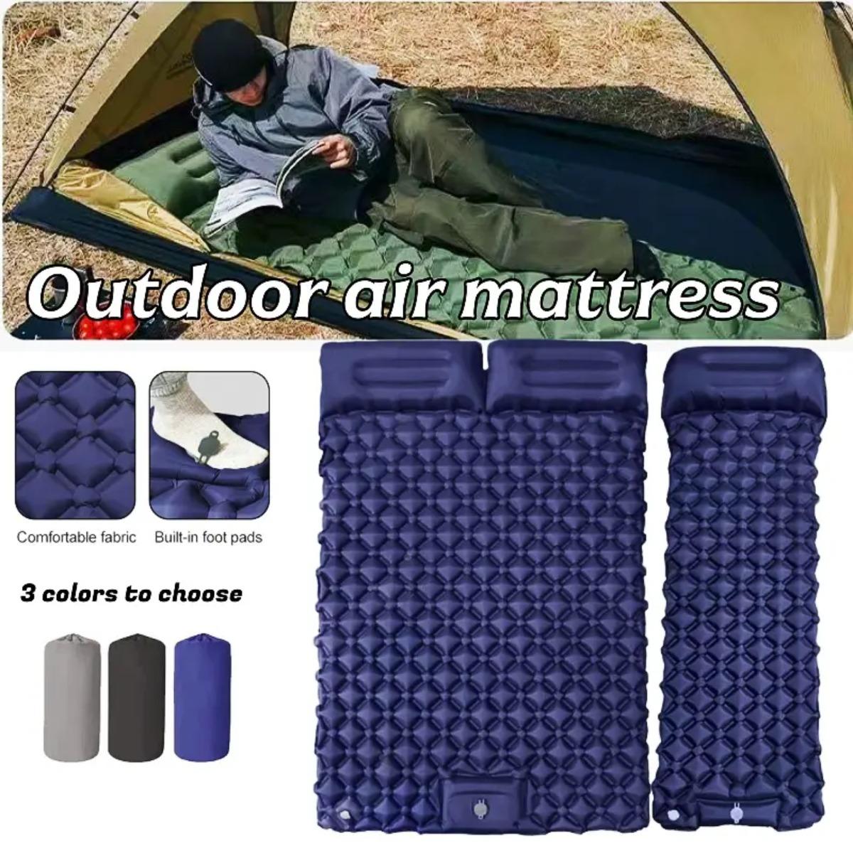 Outdoor Camping Rugs - Kasur Udara Tiup Tunggal & Ganda,