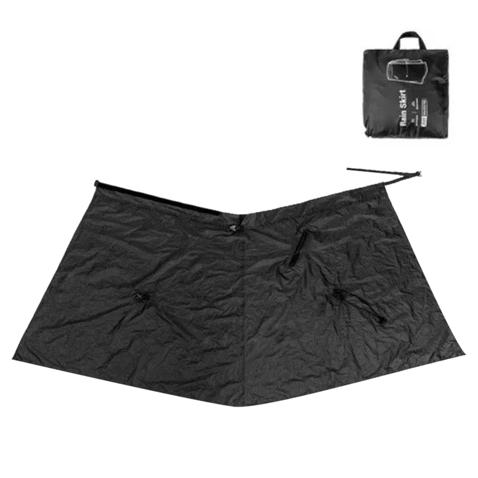 Camping Rain Poncho - Rok Hujan Ringan, Dapat Dikemas, Tahan