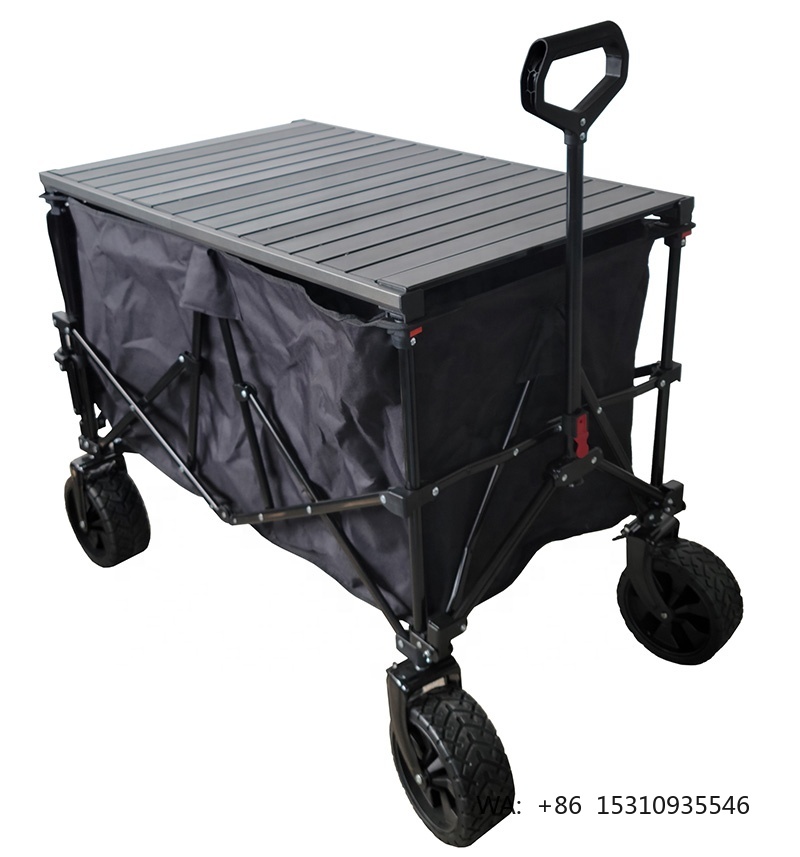Outdoor Camping Trolley - Gerobak Lipat Grosir ODM dengan Meja