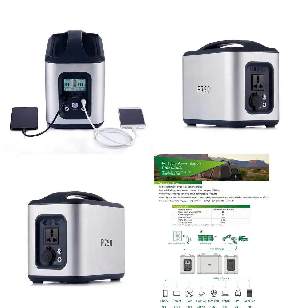 Outdoor Camping Usa - Stasiun Power Bank Portabel untuk AC