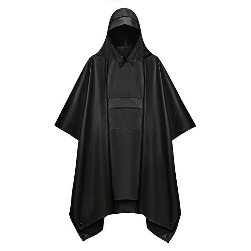 Camping Rain Poncho - Jas Hujan Taktis Multifungsi 3 in