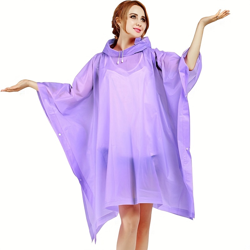 Jas hujan ponco untuk dewasa,  - Camping Rain Poncho ulasan dan harga