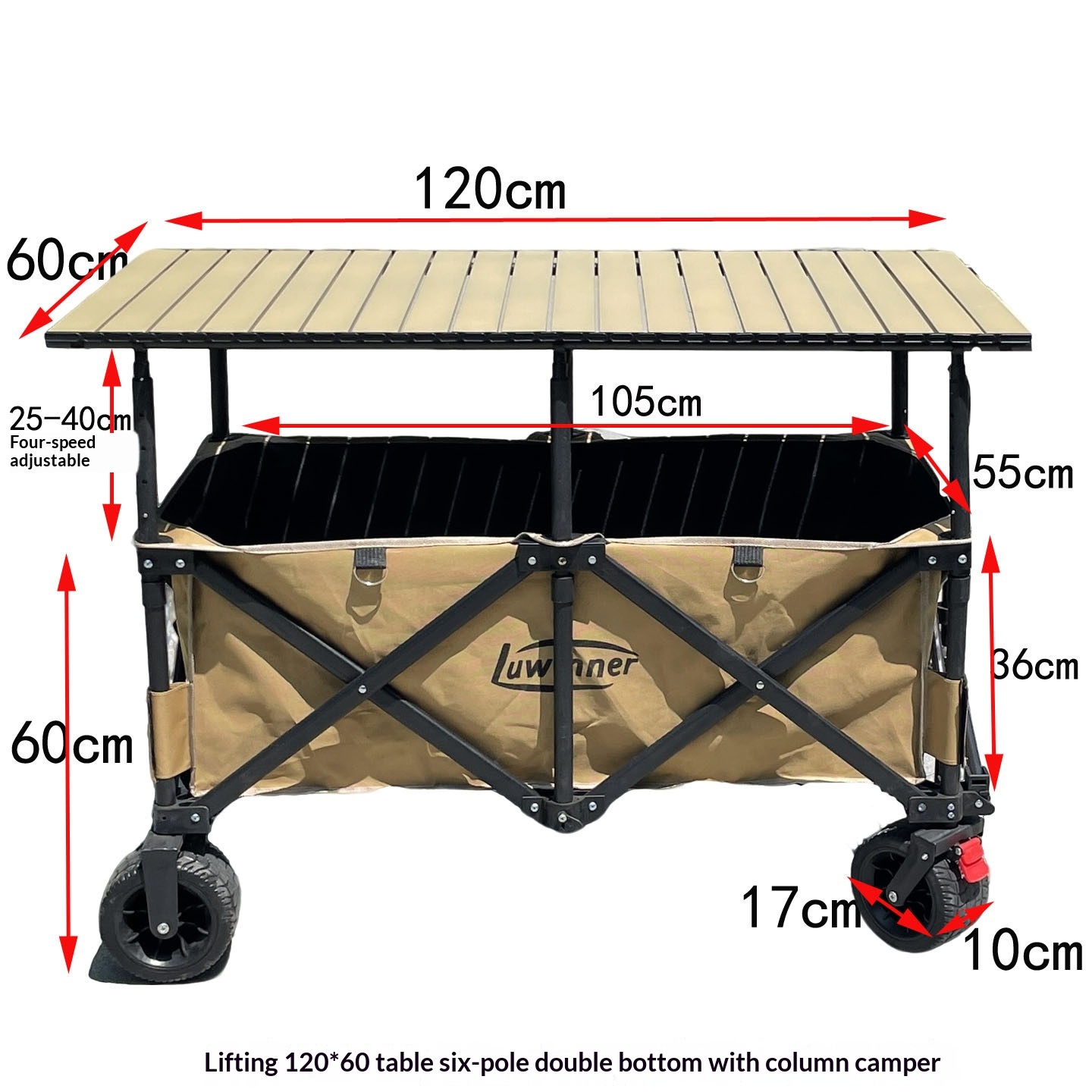 Kereta Dorong Camping Outdoor  - Outdoor Camping Usa ulasan dan harga