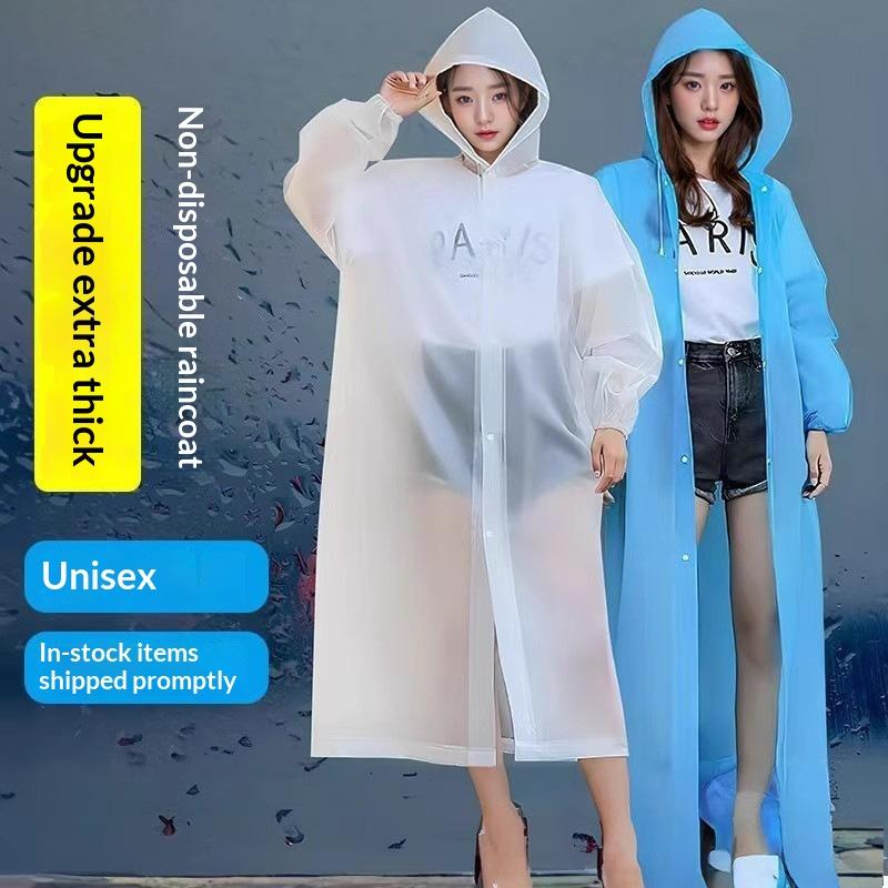 Jas Hujan Baru Wanita Pria Tah - Camping Rain Poncho ulasan dan harga