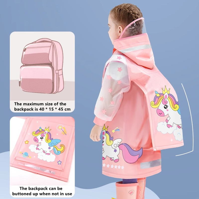 Jas hujan anak laki-laki dan p - Camping Rain Poncho ulasan dan harga