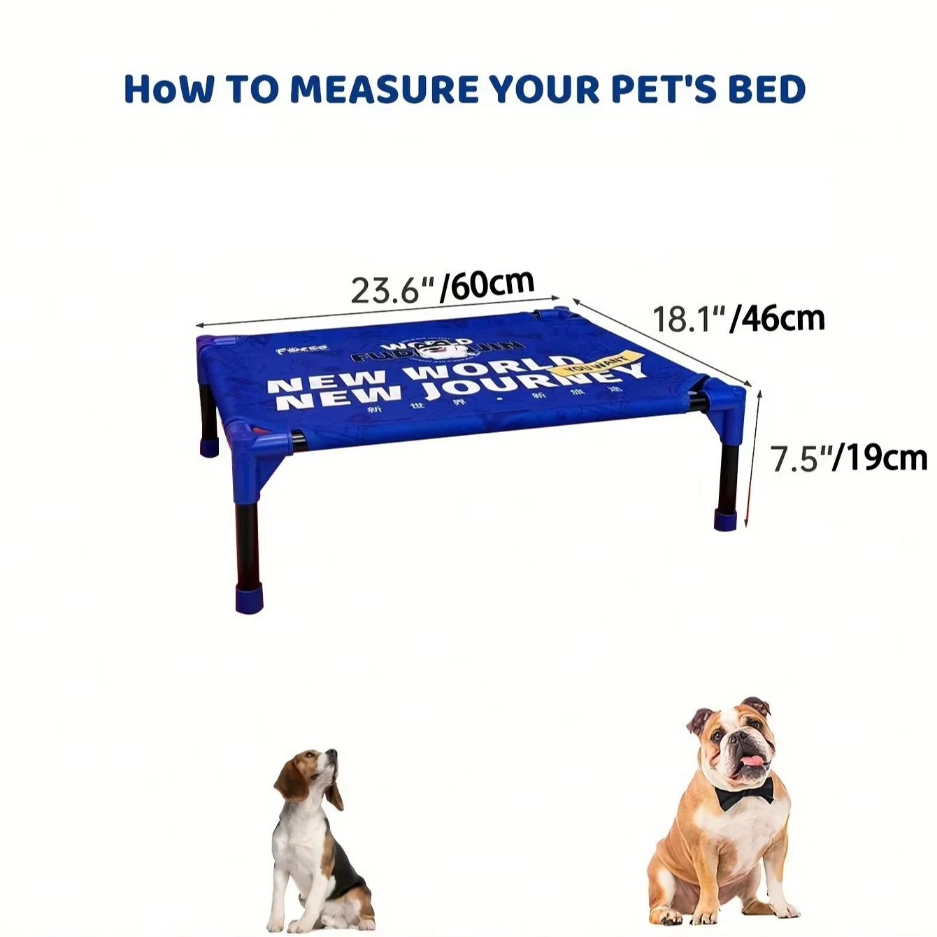 Tempat Tidur Anjing Portabel F - Outdoor Camping Dog Bed ulasan dan harga