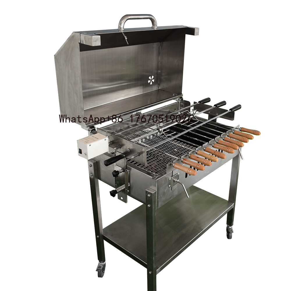 Pemanggang BBQ Arang Besar Mod - Outdoor Camping Trolley ulasan dan harga