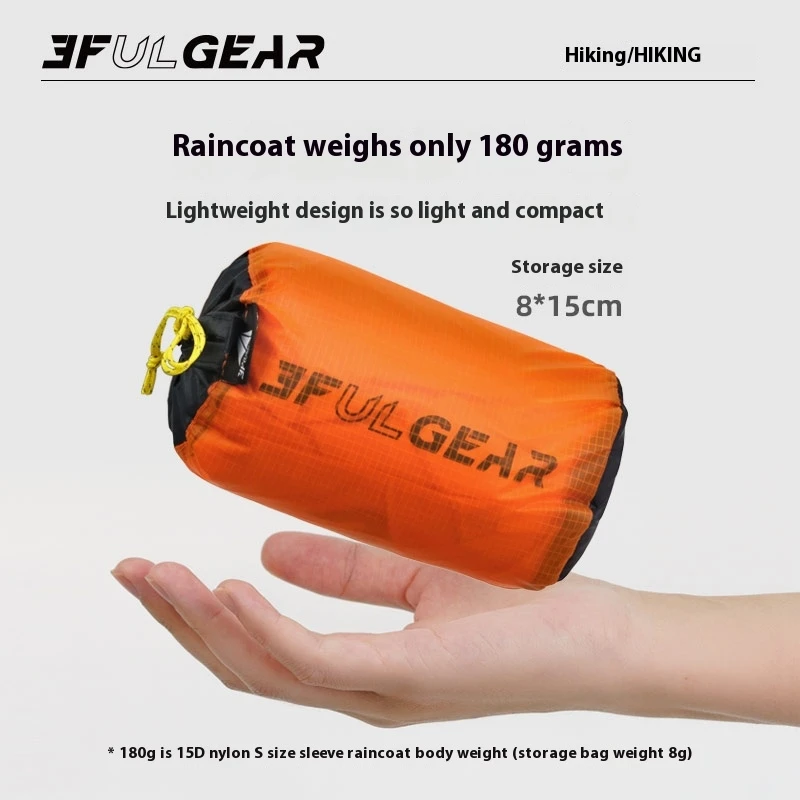 Jas Hujan Ritsleting UL GEAR 3 - Camping Rain Poncho ulasan dan harga