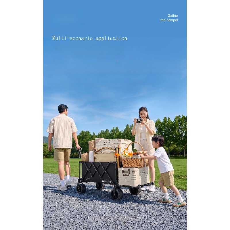 Gerobak Lipat untuk Berkemah,  - Outdoor Camping Trolley ulasan dan harga