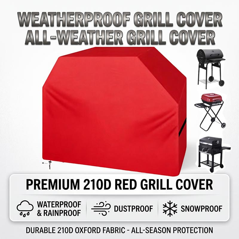 Penutup BBQ 210D Anti Debu Tah - Outdoor Camping Trolley ulasan dan harga