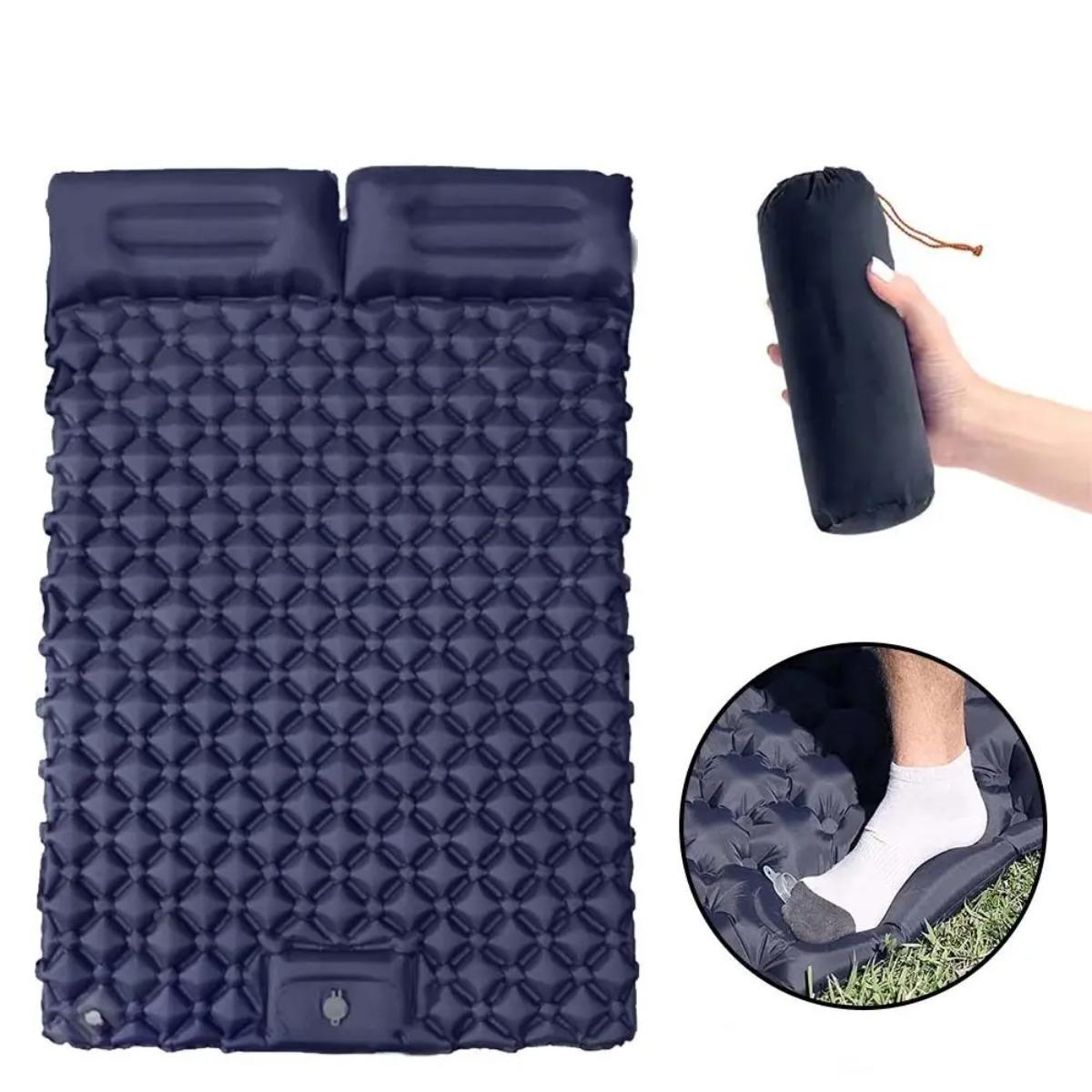 Kasur Udara Tiup Tunggal & Gan - Outdoor Camping Rugs ulasan dan harga