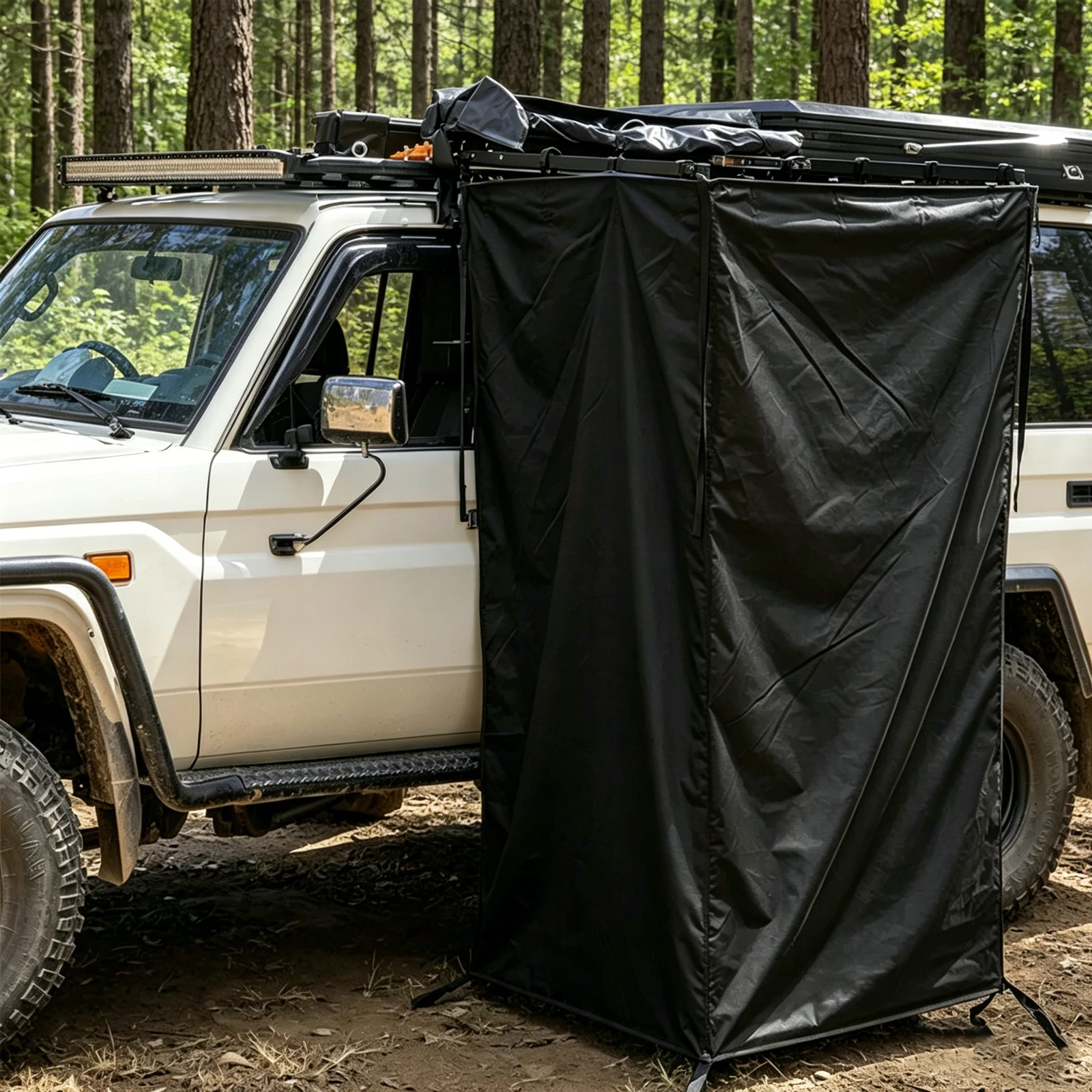 Tenda Mandi Samping Mobil 100c - Outdoor Camping Van Tent ulasan dan harga