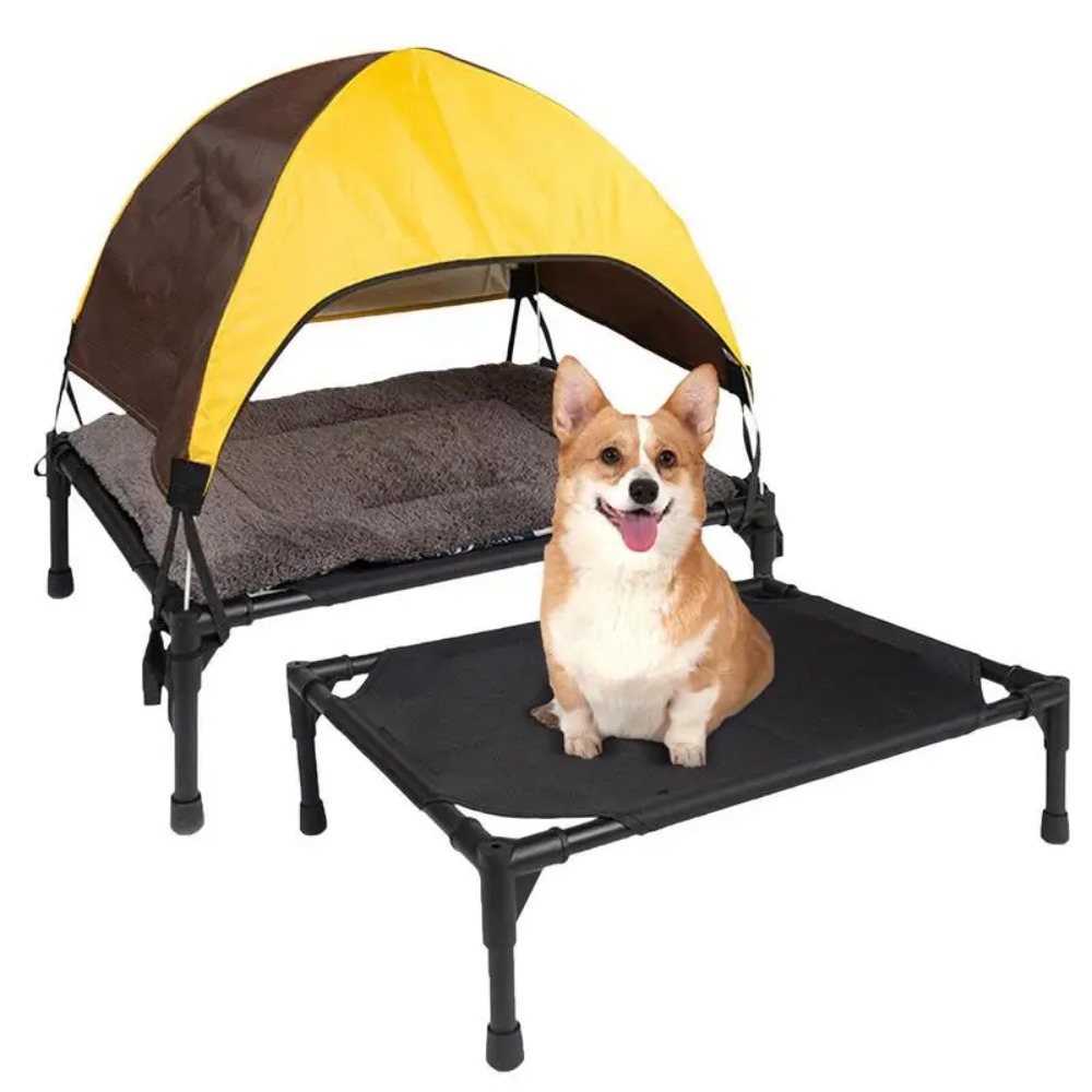 Tempat Tidur Anjing Terangkat  - Outdoor Camping Dog Bed ulasan dan harga