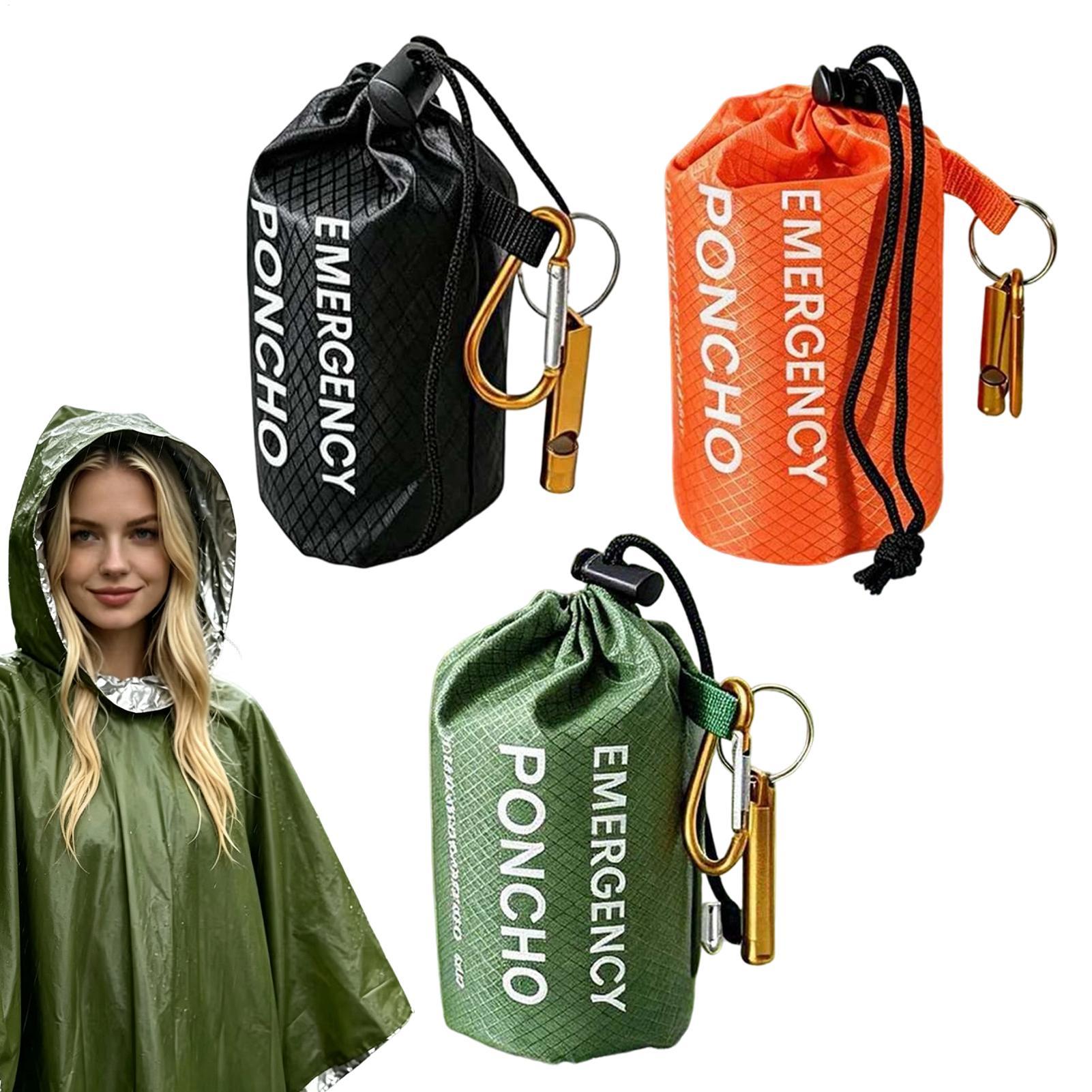 3 buah ponco tahan air untuk k - Camping Rain Poncho ulasan dan harga