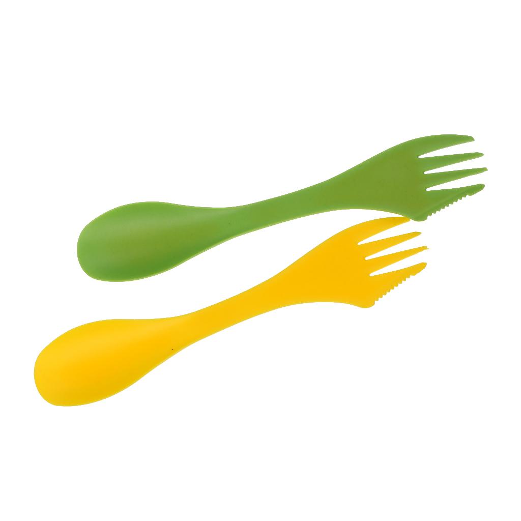 Set Peralatan Makan Spork Garp - Outdoor Camping Dining Set ulasan dan harga
