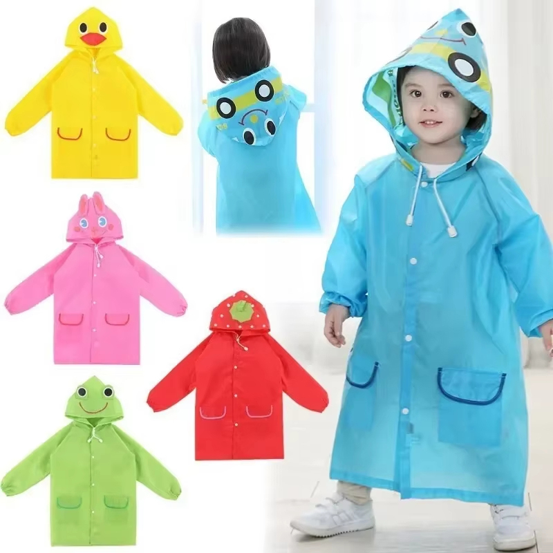 Jas hujan Anak model kartun he - Camping Rain Poncho ulasan dan harga