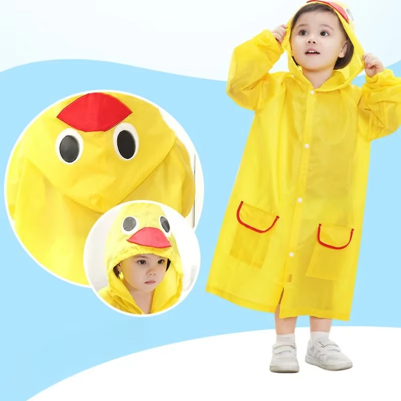 Jas hujan Anak model kartun he - Camping Rain Poncho ulasan dan harga