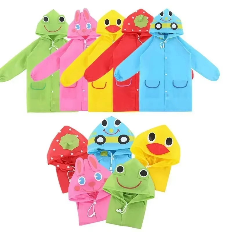 Jas hujan Anak model kartun he - Camping Rain Poncho ulasan dan harga