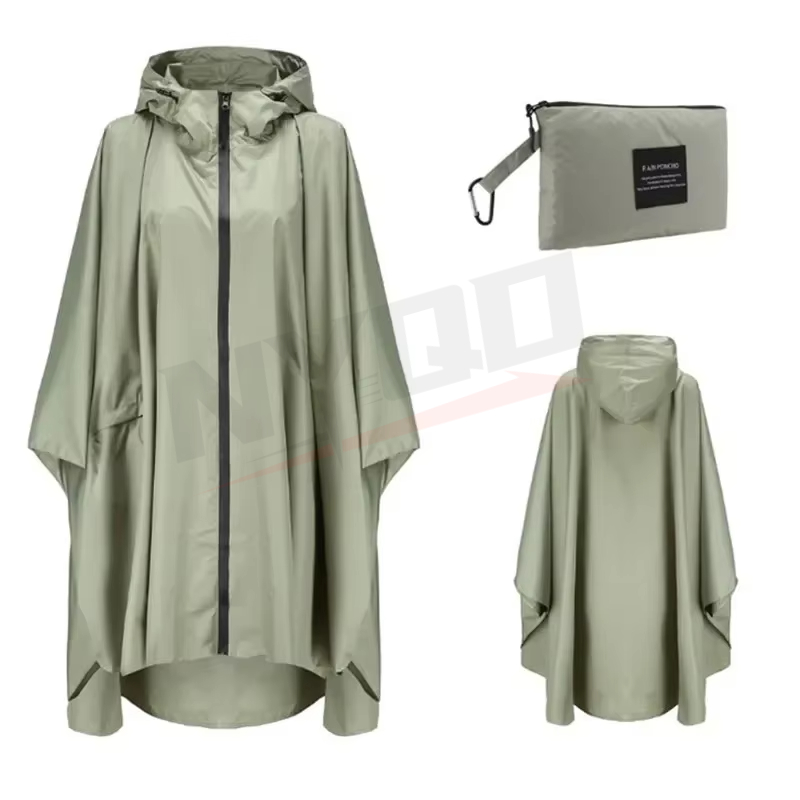 Jas hujan sepeda motor nilon p - Camping Rain Poncho ulasan dan harga