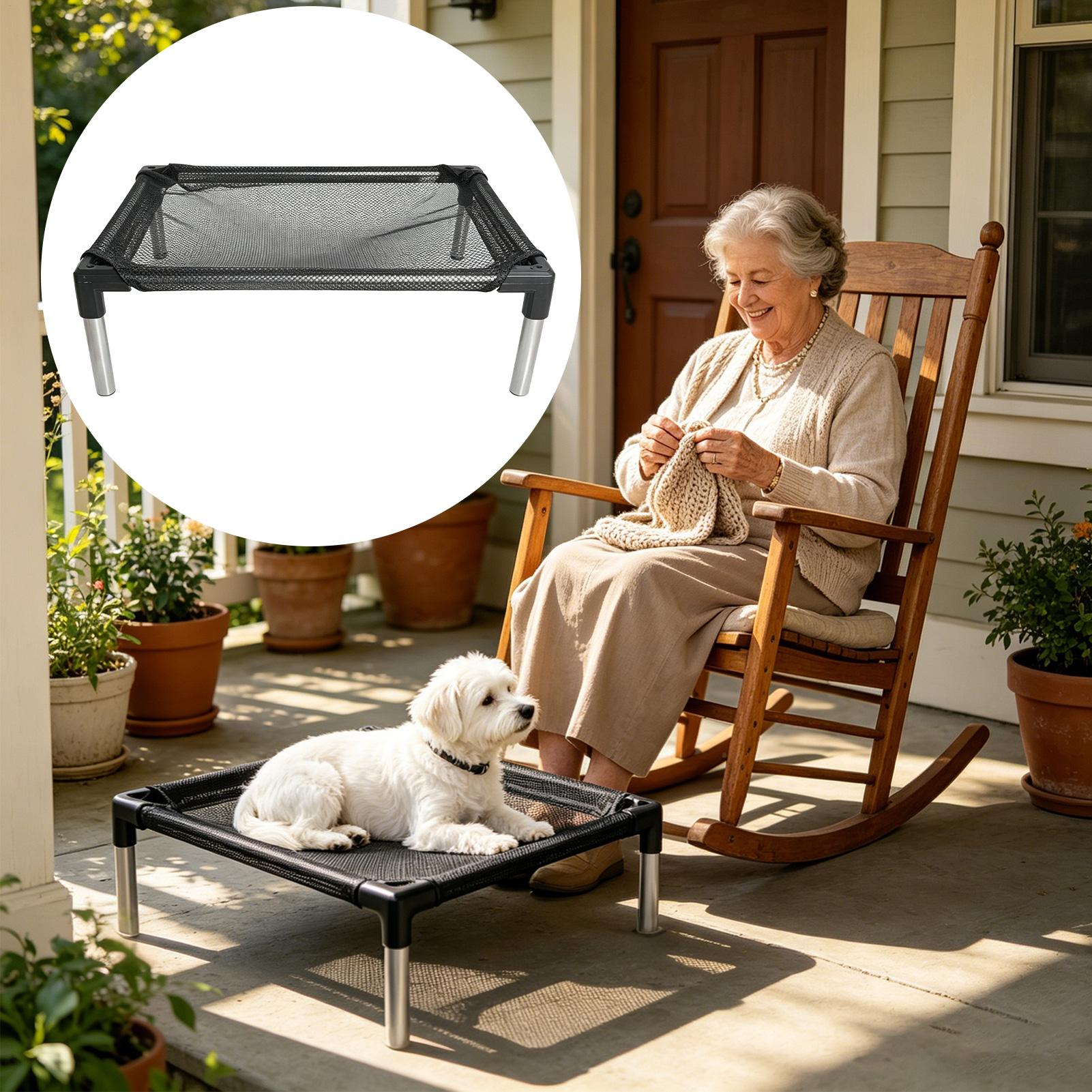 Tempat Tidur Anjing Terangkat  - Outdoor Camping Dog Bed ulasan dan harga