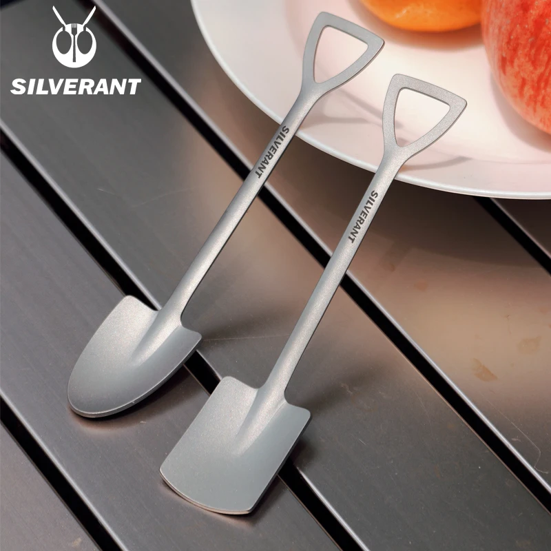 EDC Titanium Portabel Sekop Be - Outdoor Camping Dining Set ulasan dan harga
